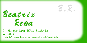 beatrix repa business card